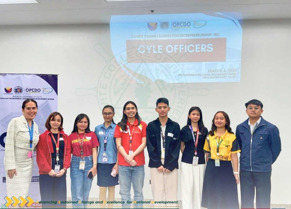 CvSU Naic Student Elected Business Manager of Cavite Young Leaders for Entrepreneurship (CYLE)
