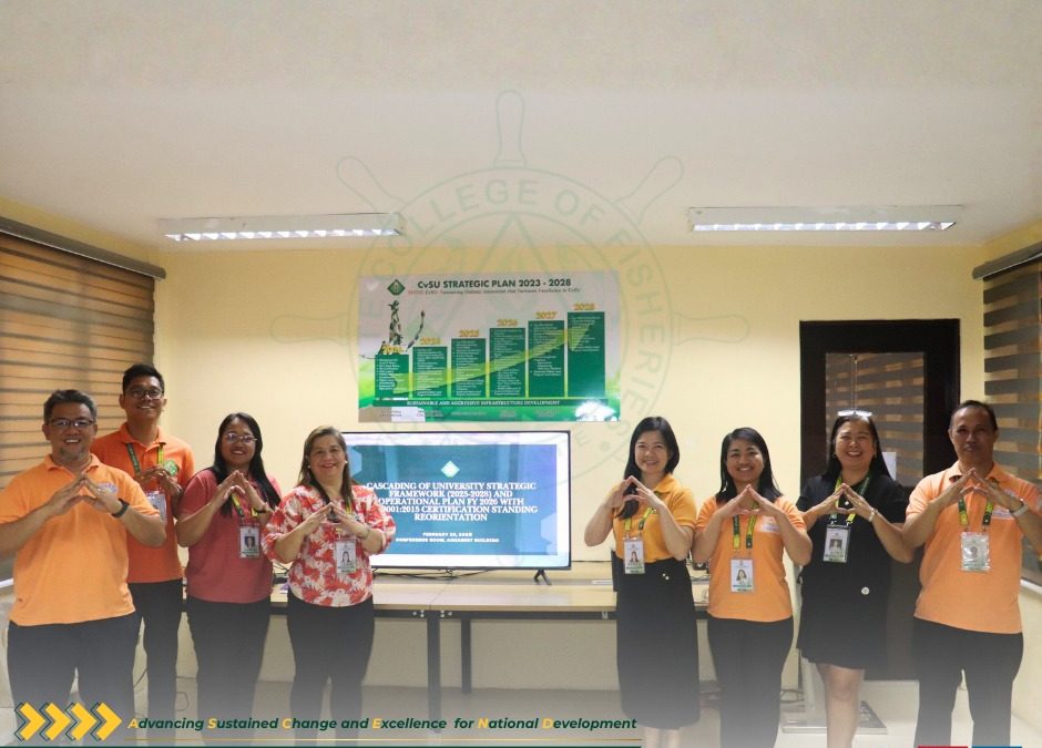 CvSU Naic Conducts Strategic Framework and Operational Plan Cascading with ISO 9001:2015 Orientation