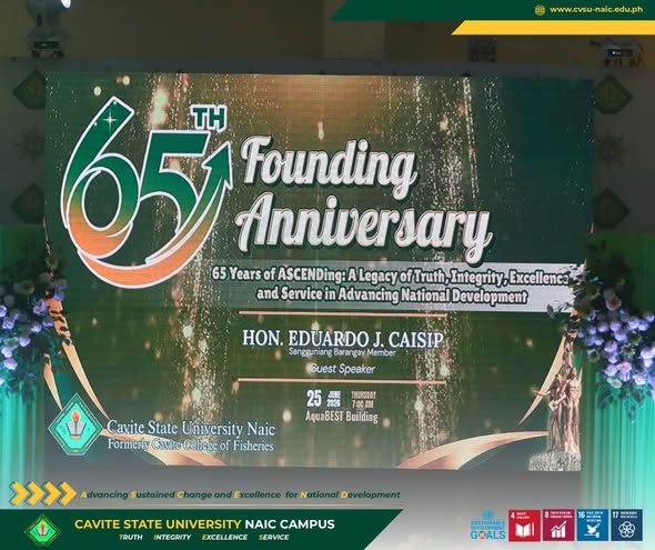 CvSU Naic Celebrates 65 Years of Excellence, Service, and Educational Legacy