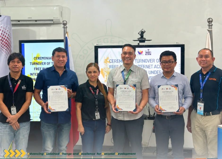 CvSU Naic Receives Free Public Internet Access Support from DICT CALABARZON Under the PIALEOS Government Support Program